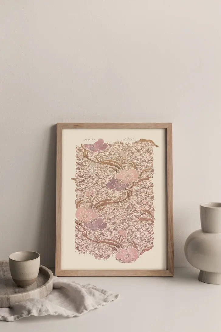 No.042 - Nouveau Love - Vintage Archive Poster Prints Print~Sisters