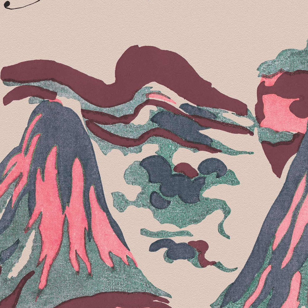 No.053 - Mount Vesuvius - Vintage Archive Poster Prints Print~Sisters