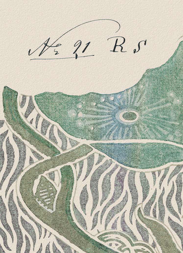 No.068 - Nouveau Verte - Vintage Archive Poster Prints Print~Sisters