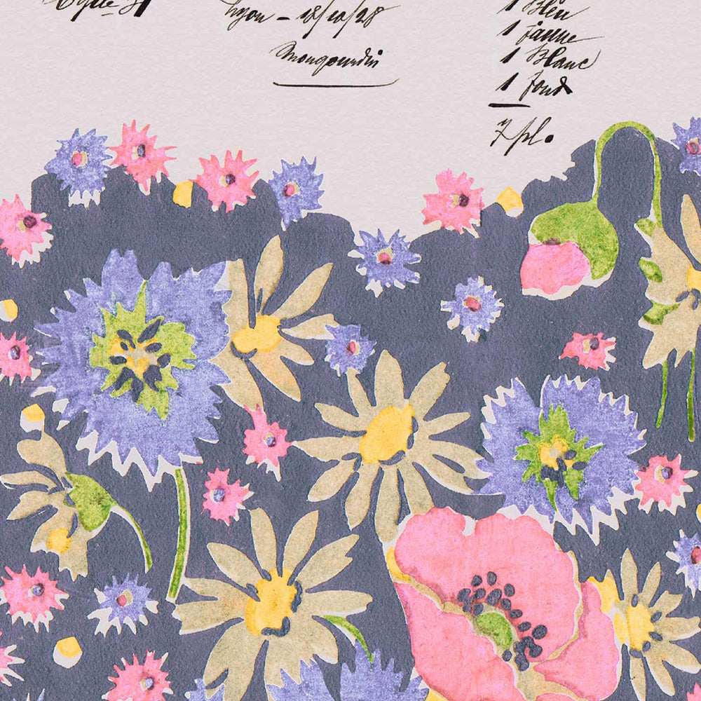 No.096 - Floral Alchemy 1928 - Vintage Archive Poster Prints Print~Sisters