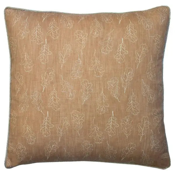 Noble Oak Autumn, Sustainable Feather, Cushion Sophie Paterson Linen Blend & Viscose Blend Floral Andrew Martin