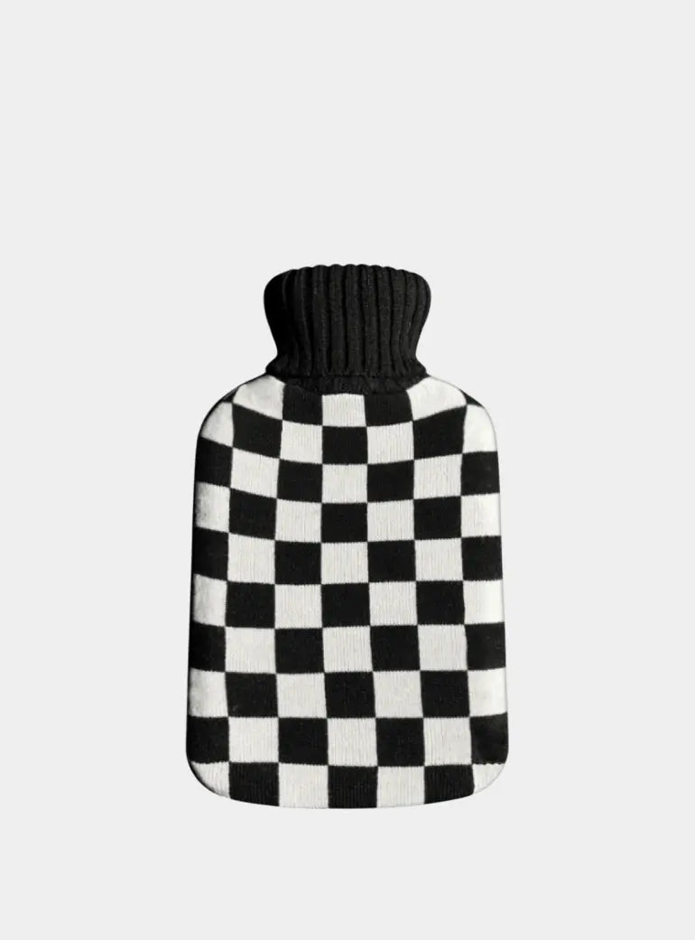 Noir Hot Water Bottle with Cover Casa Rolio