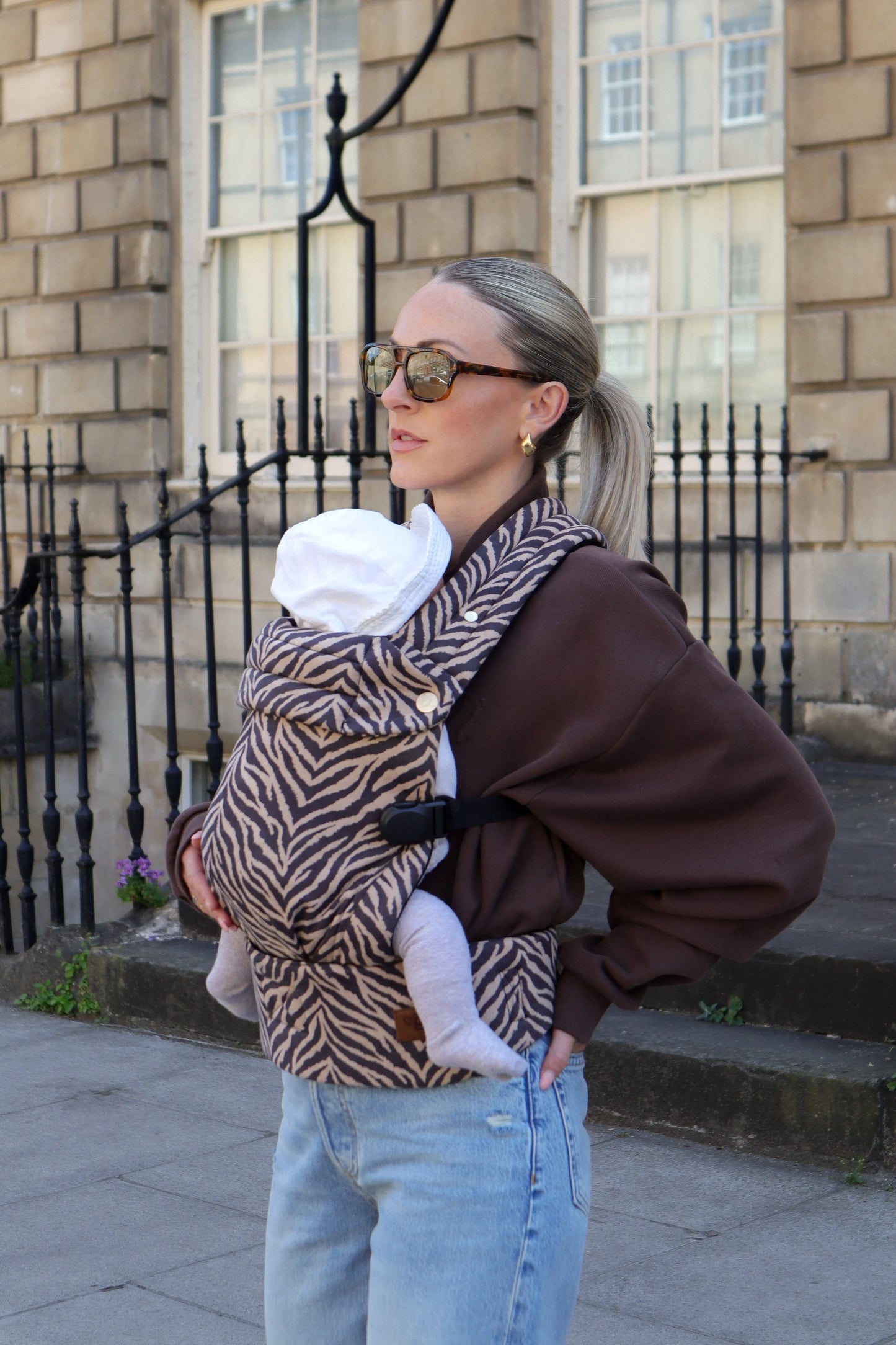 Nomad Air Animal Print Baby Carrier - Zebrano Bizzi Growin Nursery Interiors