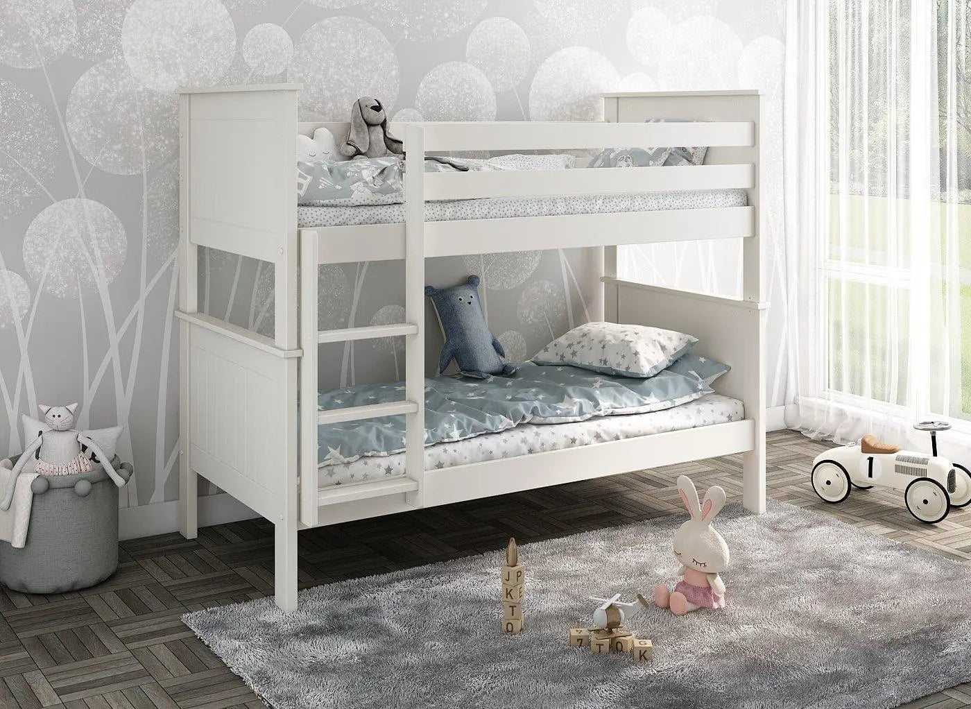 Northwood Bunk Bed Frame - White Dreams