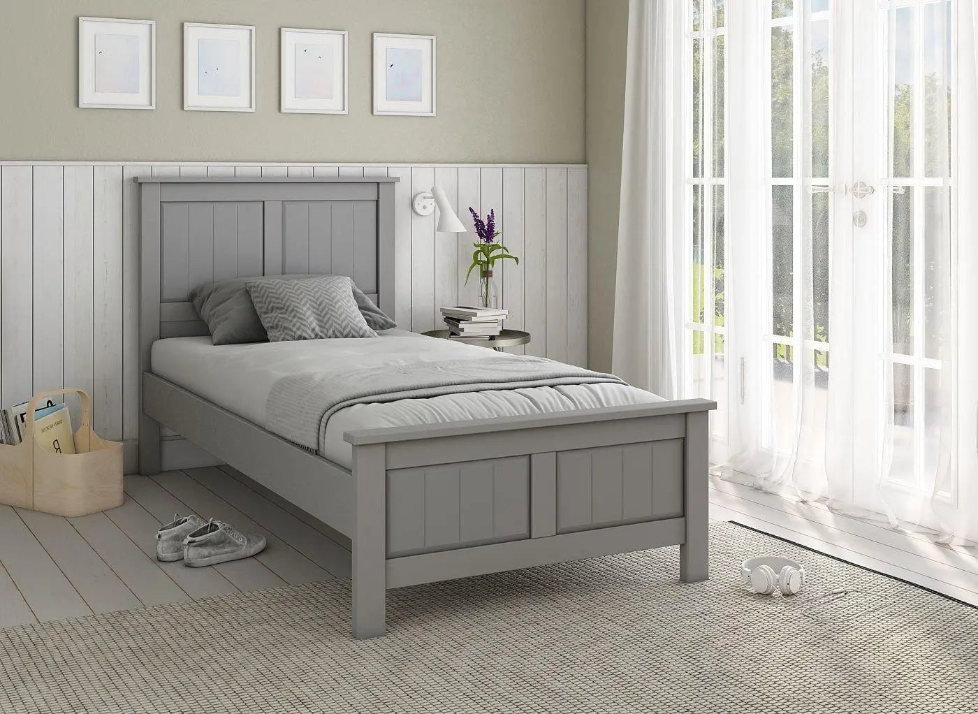 Northwood Wooden Bed Frame - Grey Dreams