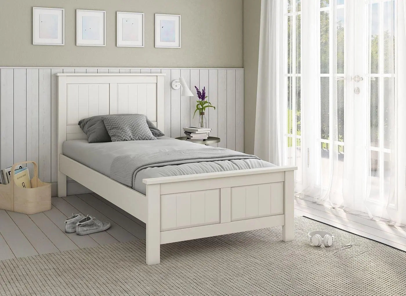 Northwood Wooden Bed Frame - White Dreams