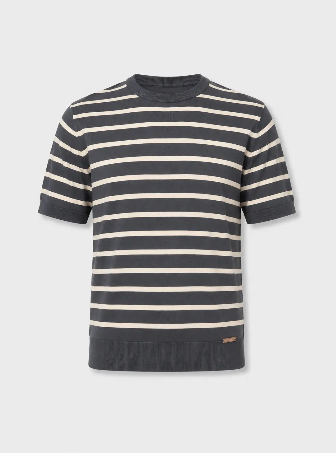 Norwell Knit T-Shirt Slate Blue Duck and Cover