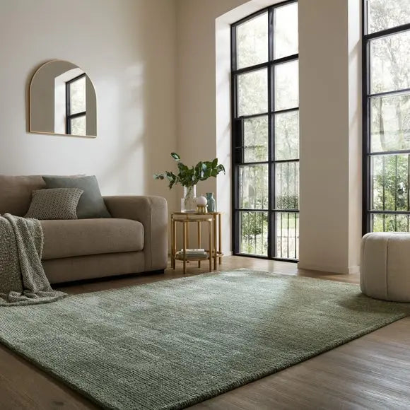 Novah Luxury Ribbed Texture Rug Dunelm