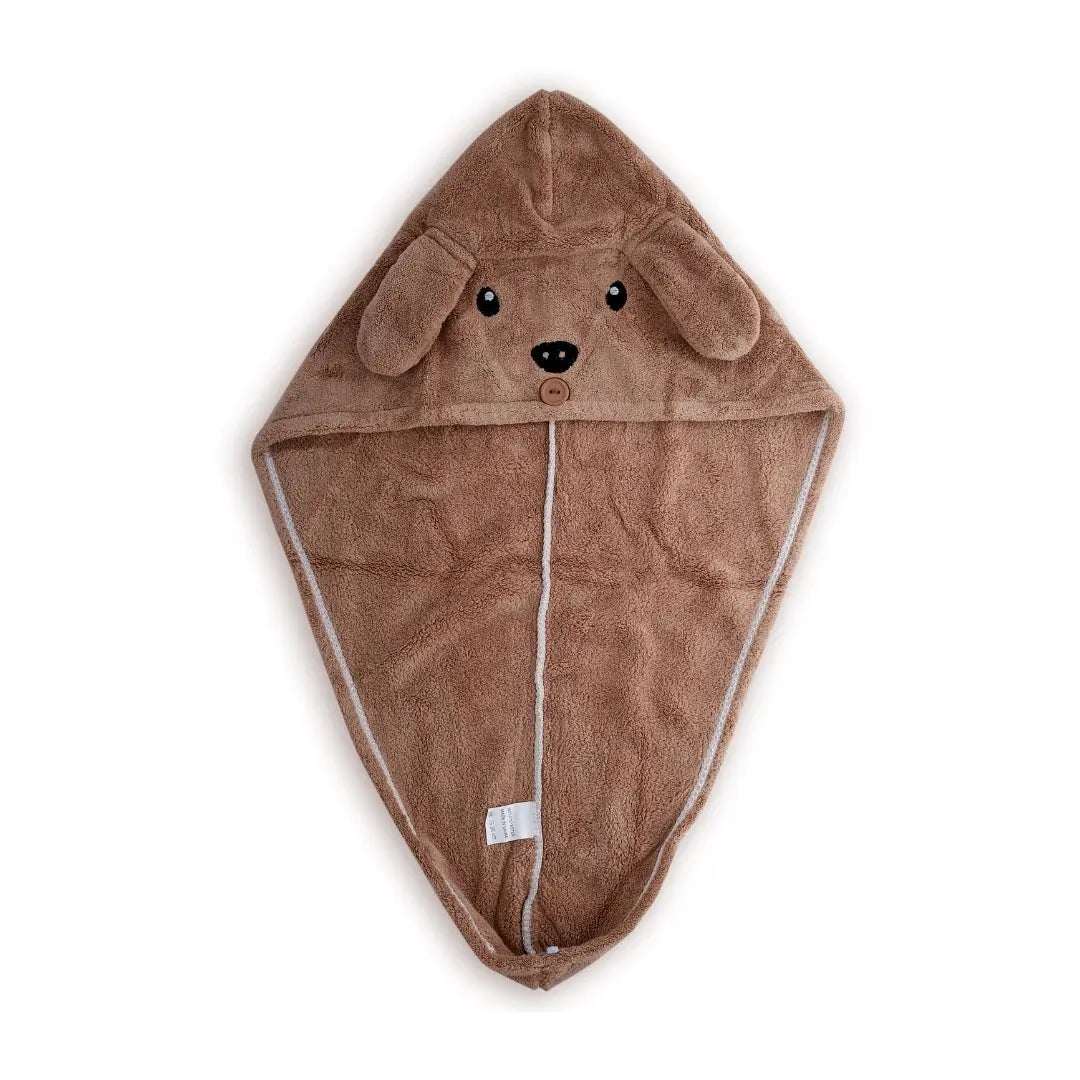 Novelty Hair Towel Wrap, Doggy SMUG