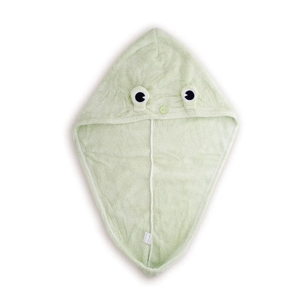Novelty Hair Towel Wrap, Frog SMUG