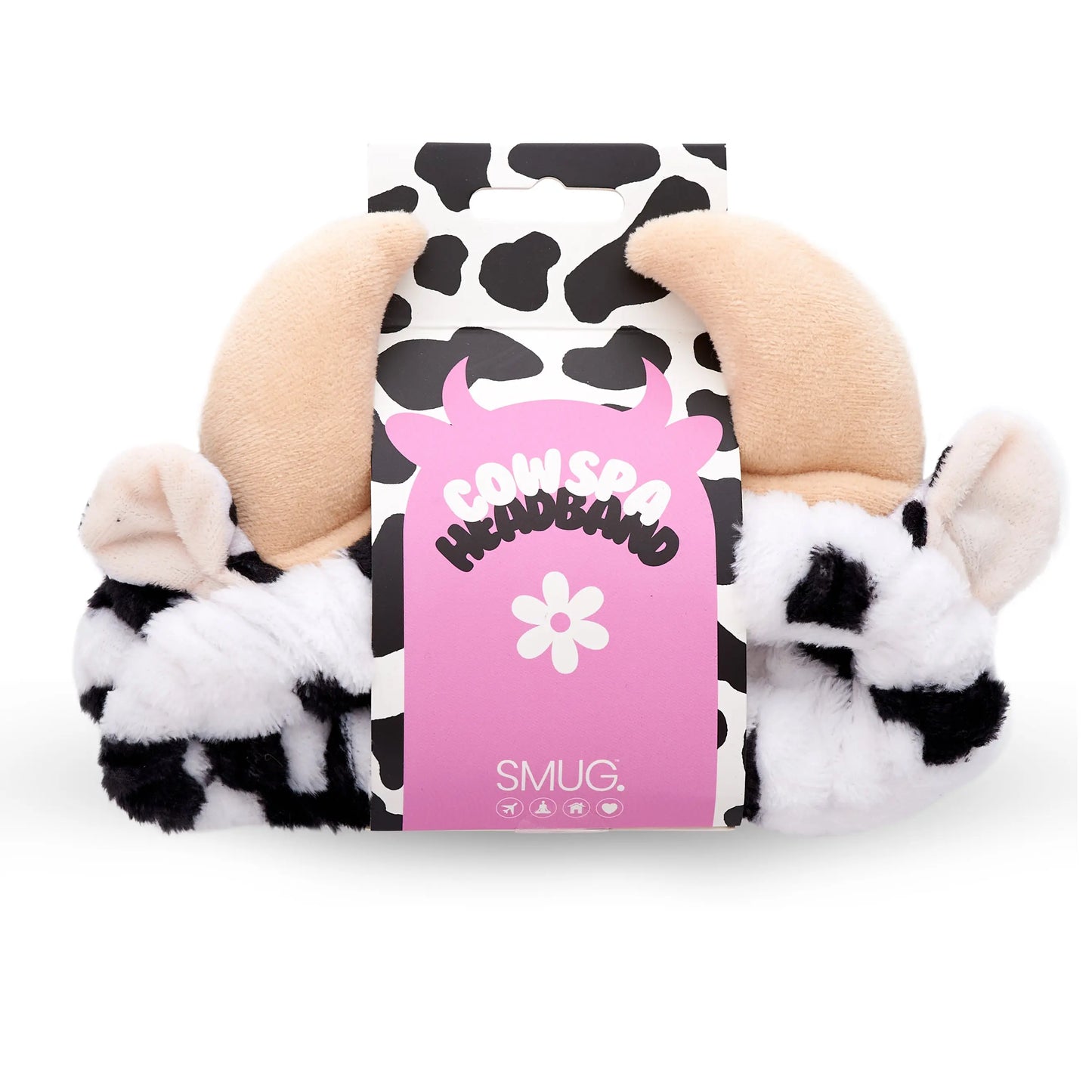 Novelty Spa Headband - Cow SMUG