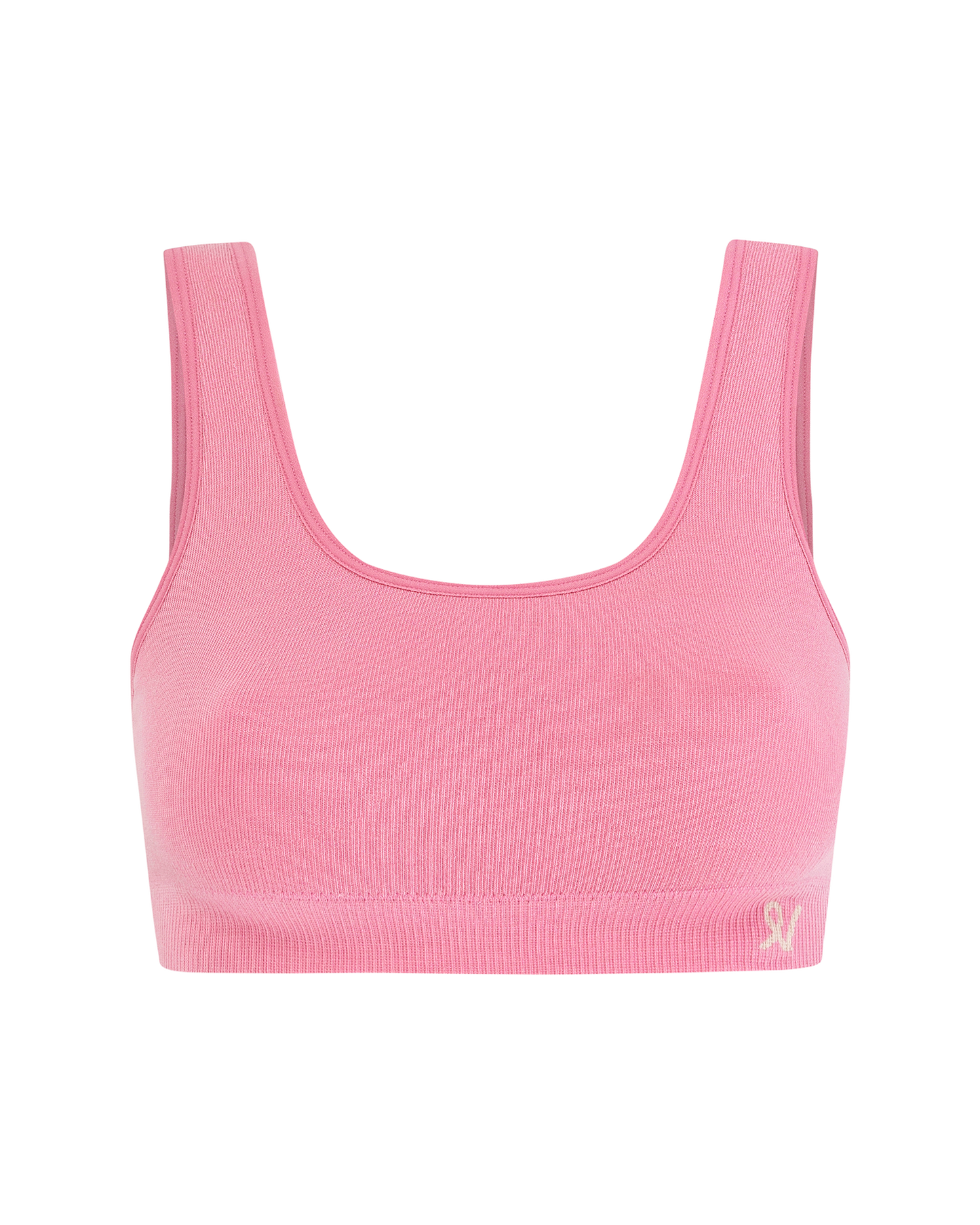 The TENCEL™ Seamless Crop Top- Rose Pink Nudea