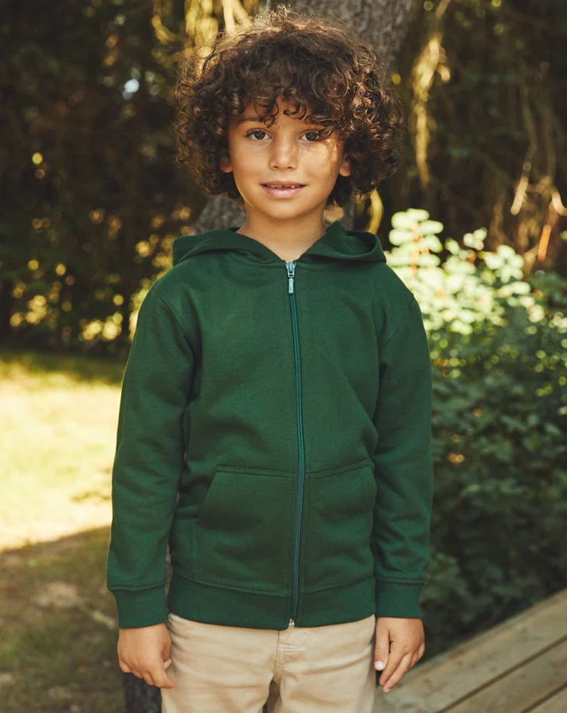 Fairtrade Organic Kids Zipped Hoodie Earth Wardrobe