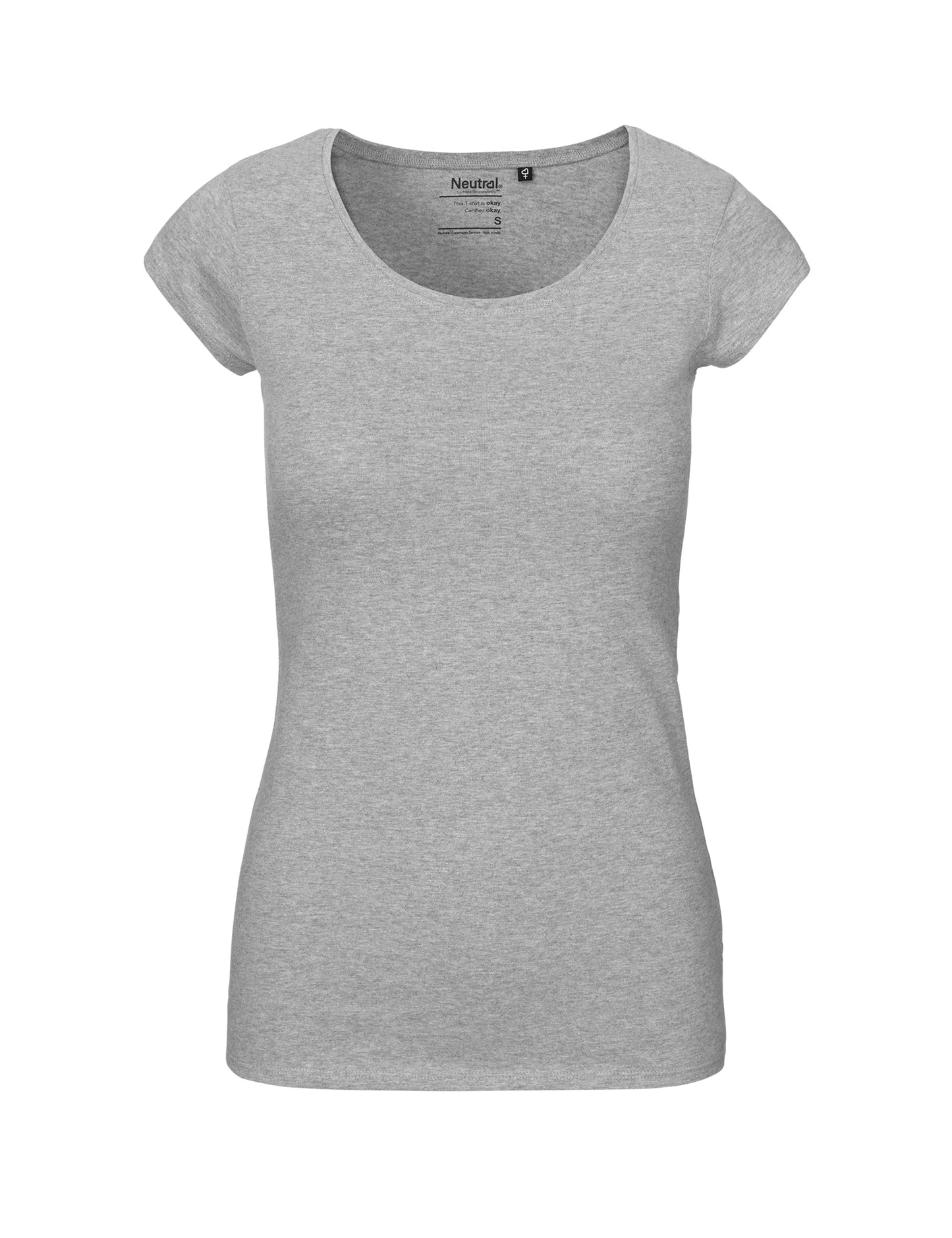 Fairtrade Organic Roundneck T-shirt: Womens Earth Wardrobe