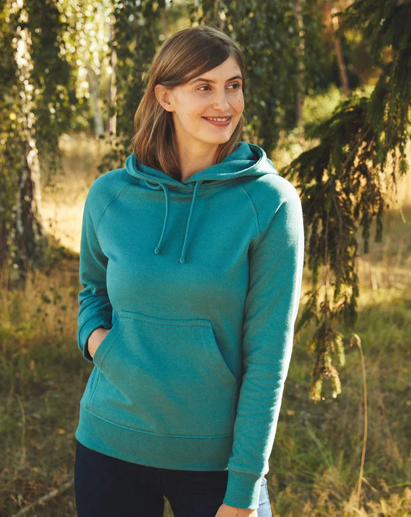 Fairtrade Organic Hoodie: Womens Earth Wardrobe