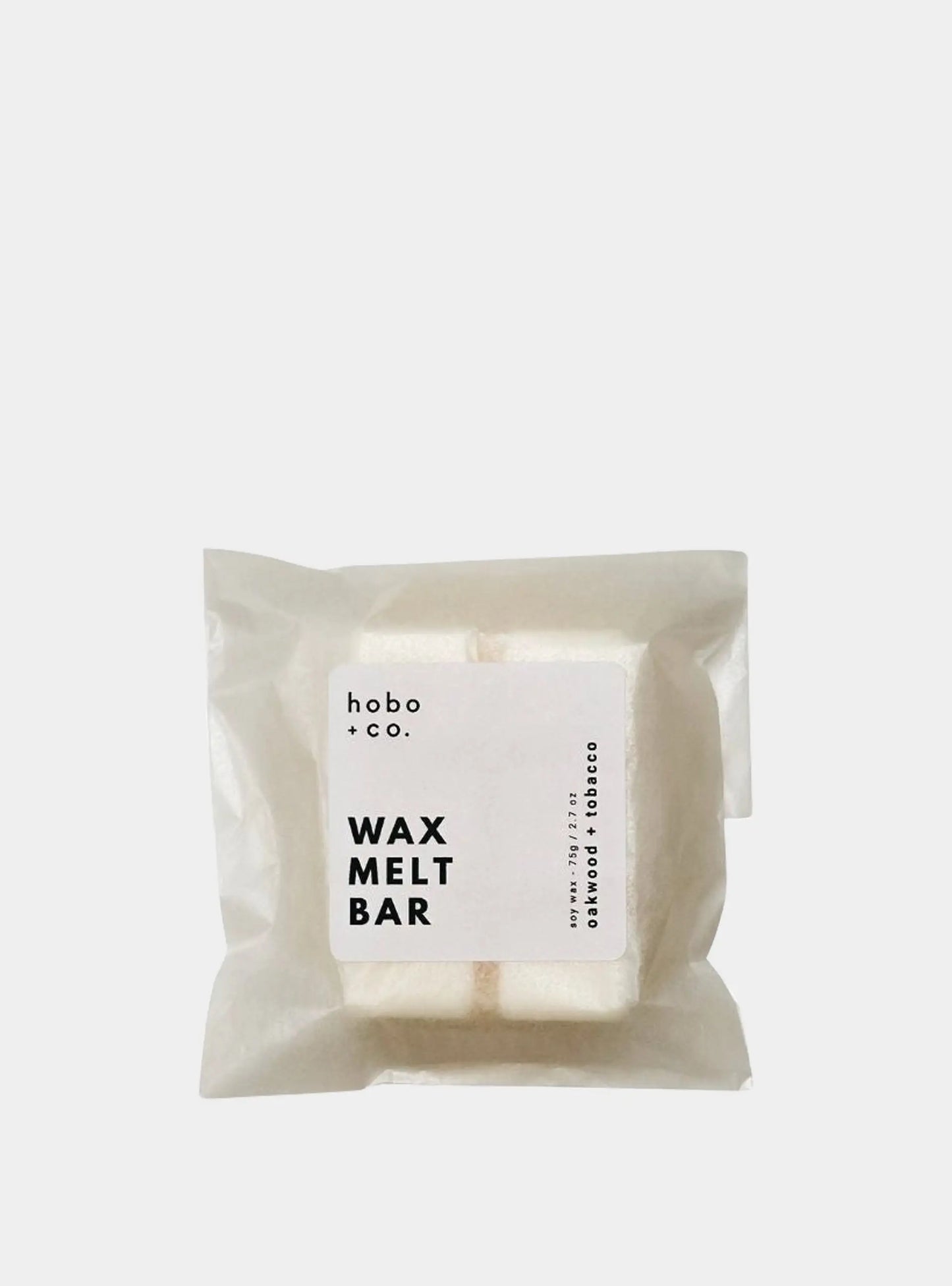 Oakwood and tobacco Wax Melt Bar hobo + co.