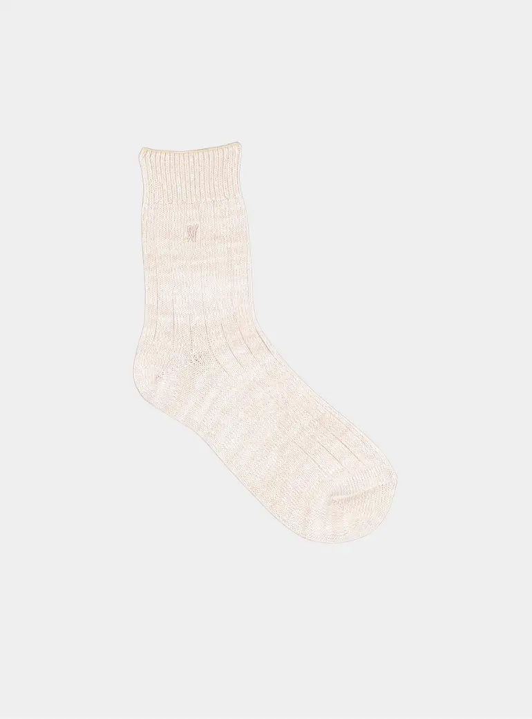 Oatmeal Organic Cotton Socks Nudea