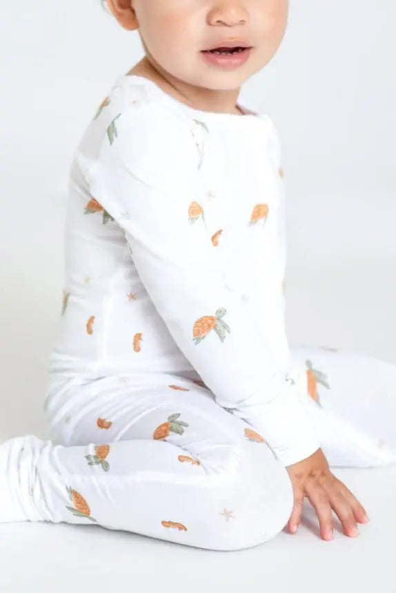 Ocean Bamboo Zip Sleepsuit One Piece Cozy Crew Club