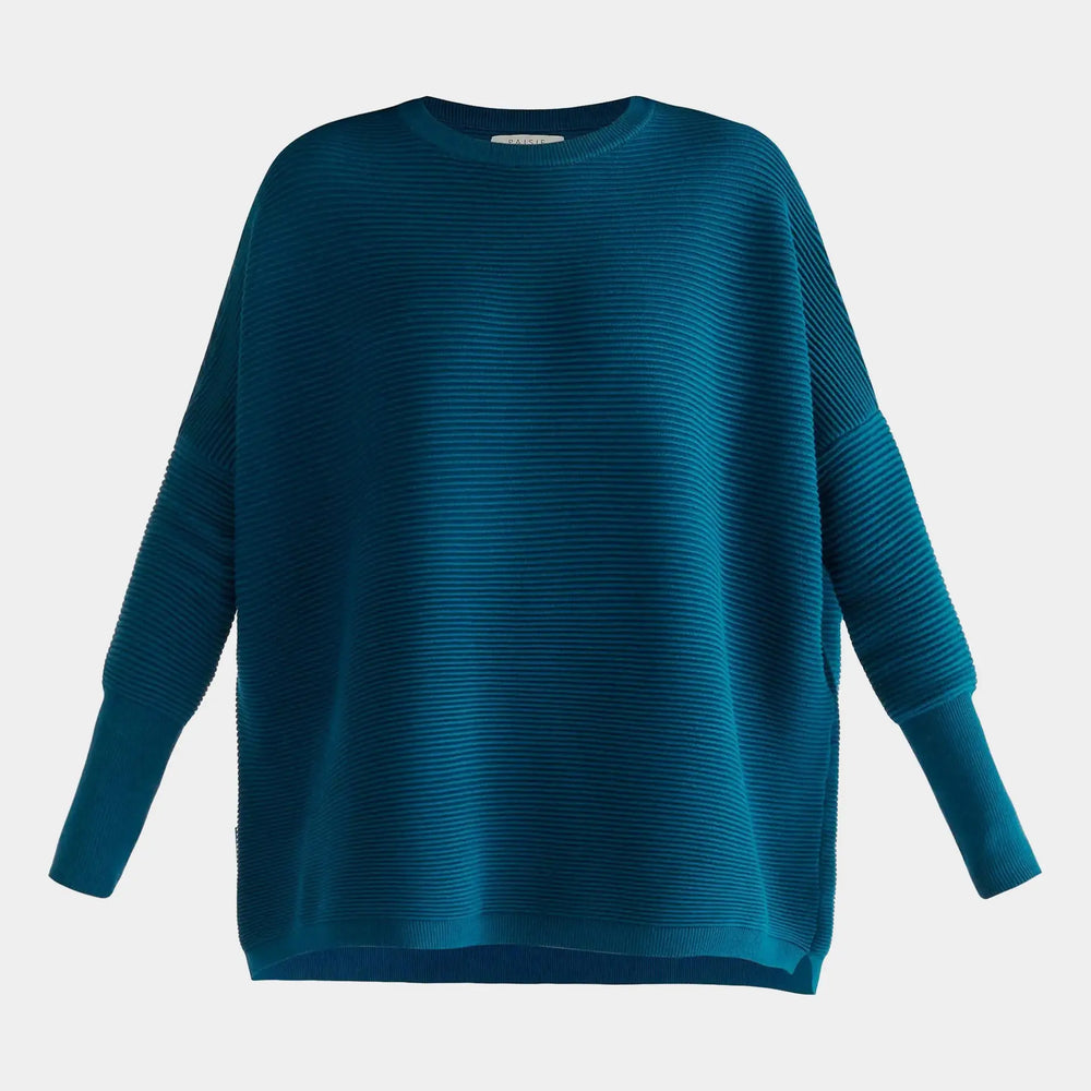 Ocean Blue Paisie Ribbed Jumper Paisie