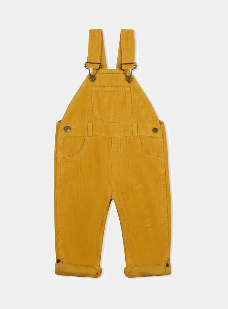 Ochre Chunky Cord Dungarees Dotty Dungarees