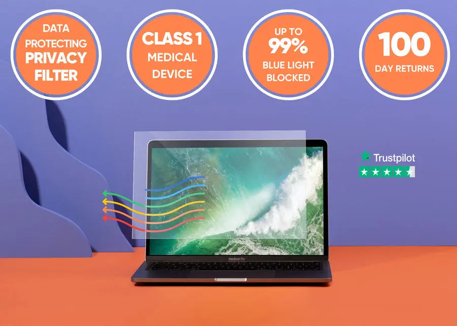 Ocushield Anti blue light filter for MacBook Air & Pro Ocushield