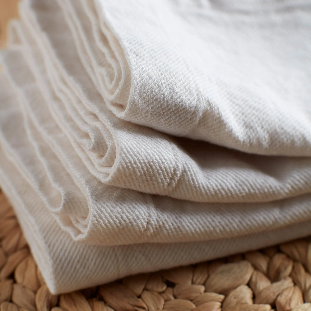 Off White Nellie 100% Cotton Napkins - Set of 4 The Secret Linen Store