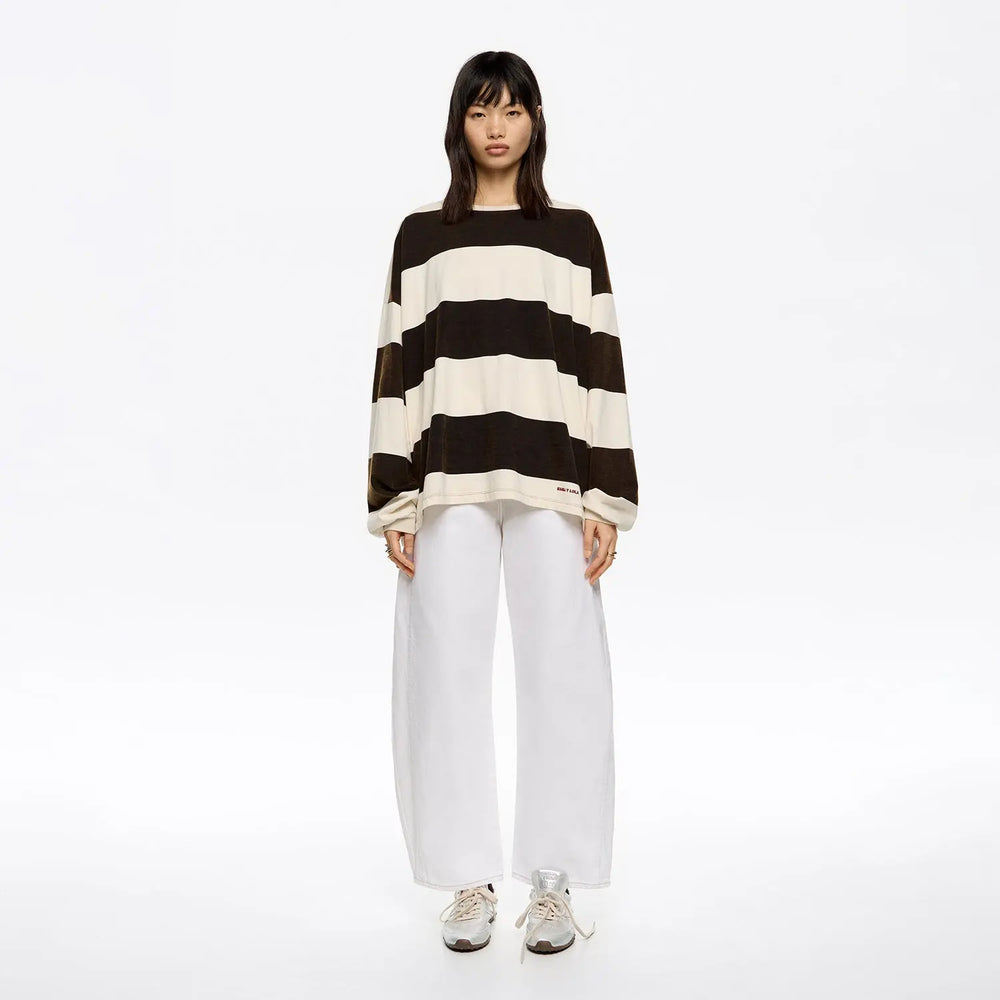 Off-white buckled denim jeans Bimba y Lola UK