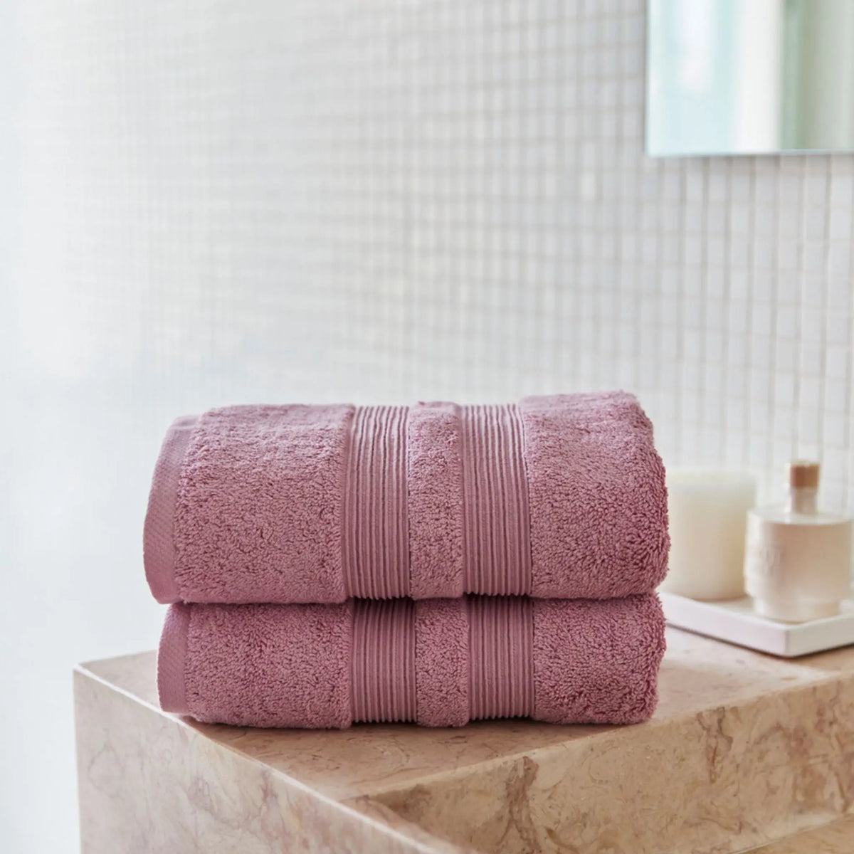 Old pink Elegance Bath Towels Torres Novas UK