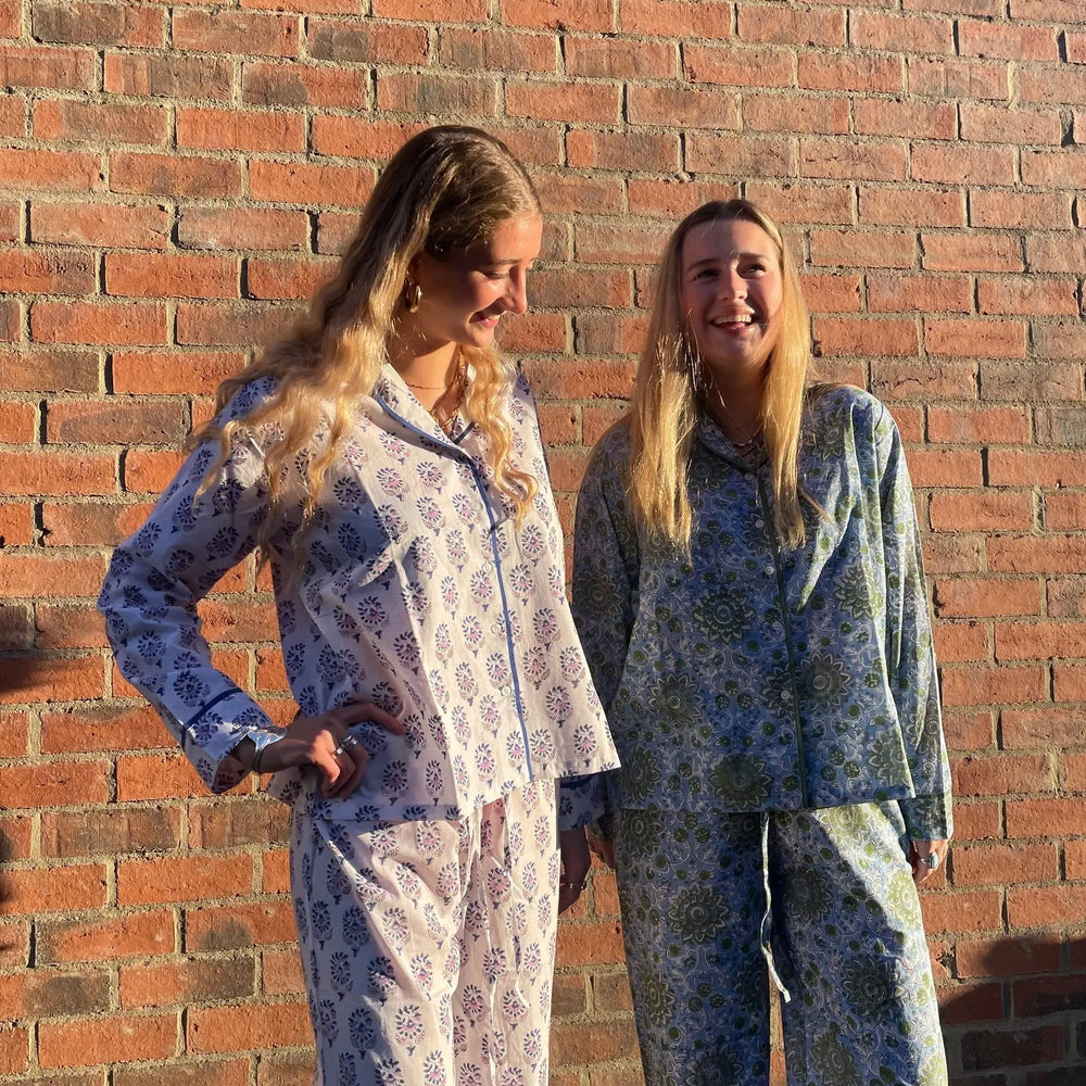 Olive Sky Women's Pyjama Trouser Set Madder & More