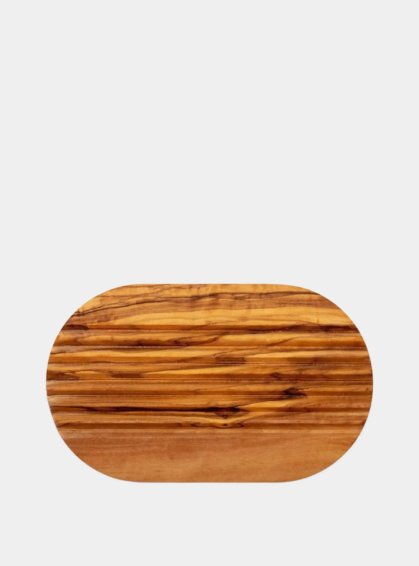 Olive Wood Ridged Soap Dish Eco Bath London