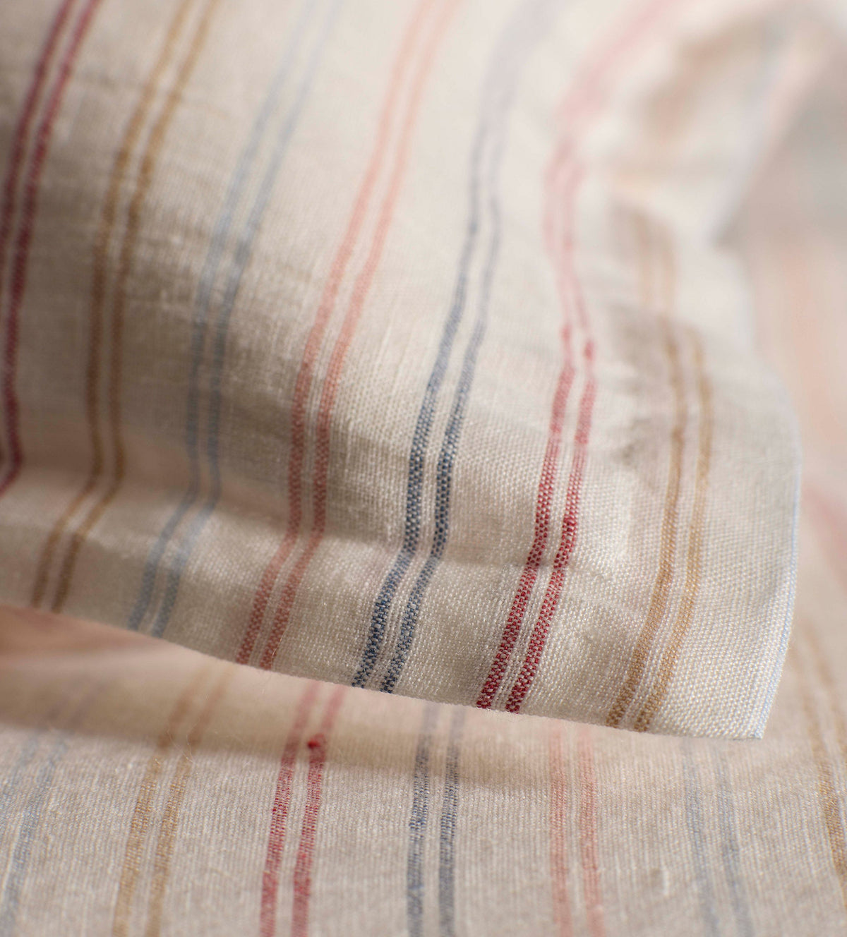 Olivia Stripe 100% Linen Pillowcase - The Secret Linen Store