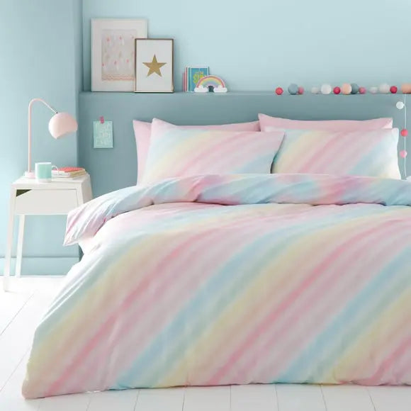 Ombre Duvet Cover and Pillowcase Set Dunelm