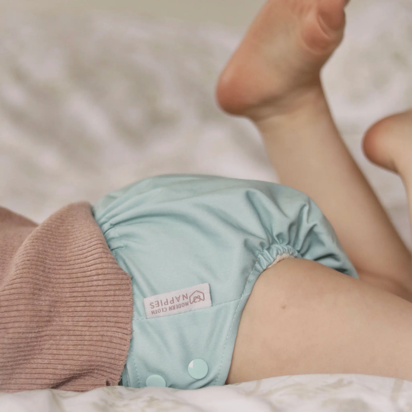 One Size All-In-One Reusable Cloth Nappy - Dewkist Modern Cloth Nappies