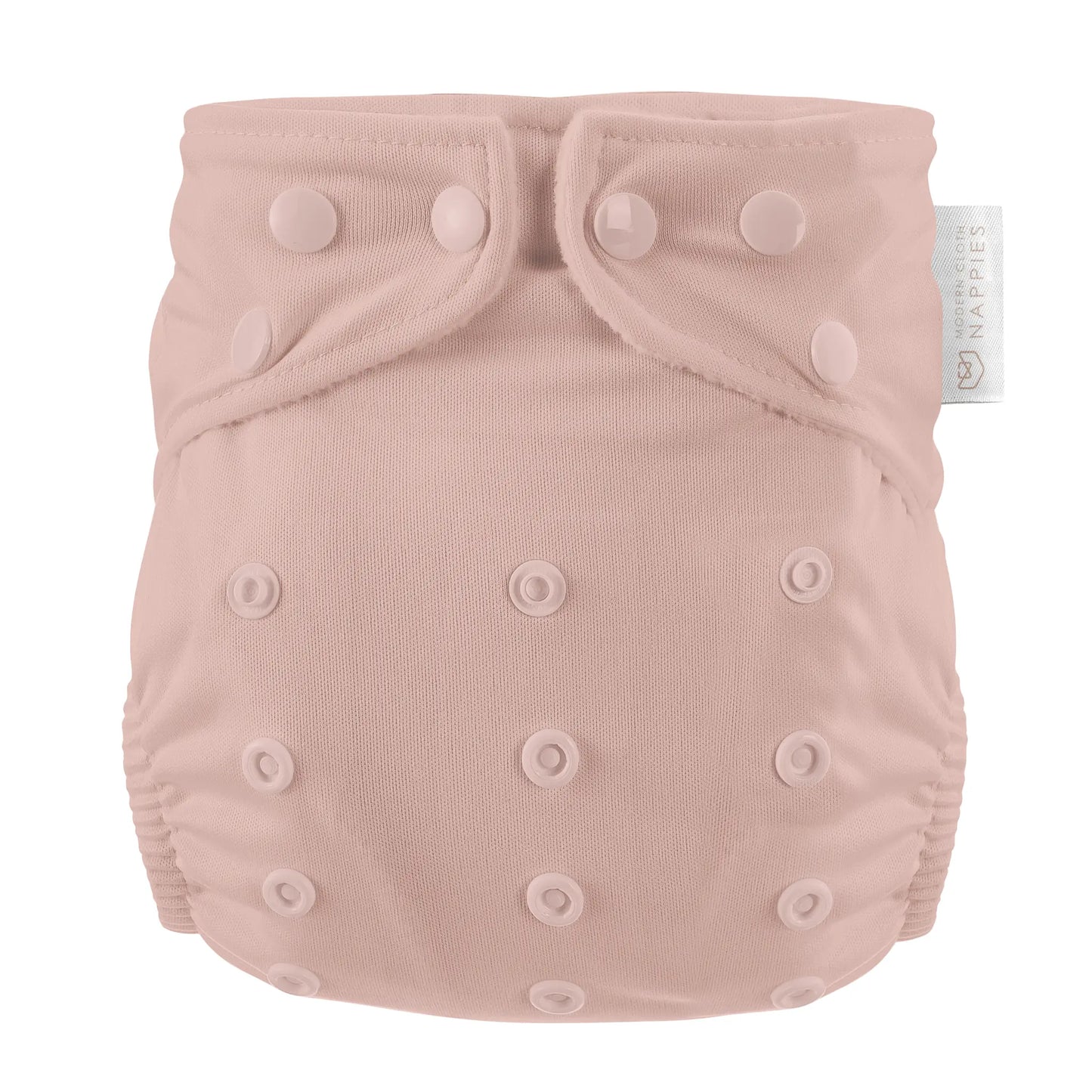 One Size All-In-One Reusable Cloth Nappy - Dusty Rose Modern Cloth Nappies