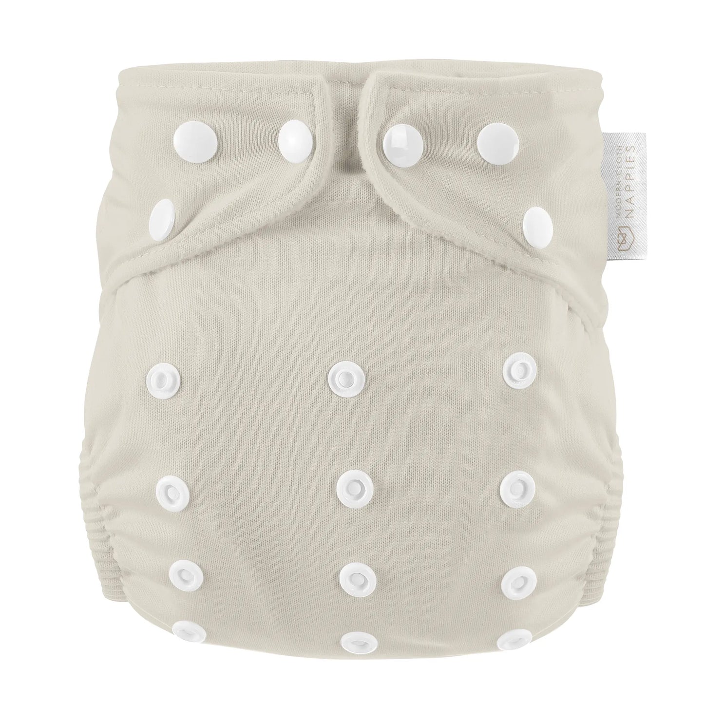 One Size All-In-One Reusable Cloth Nappy - Grey Mist Modern Cloth Nappies