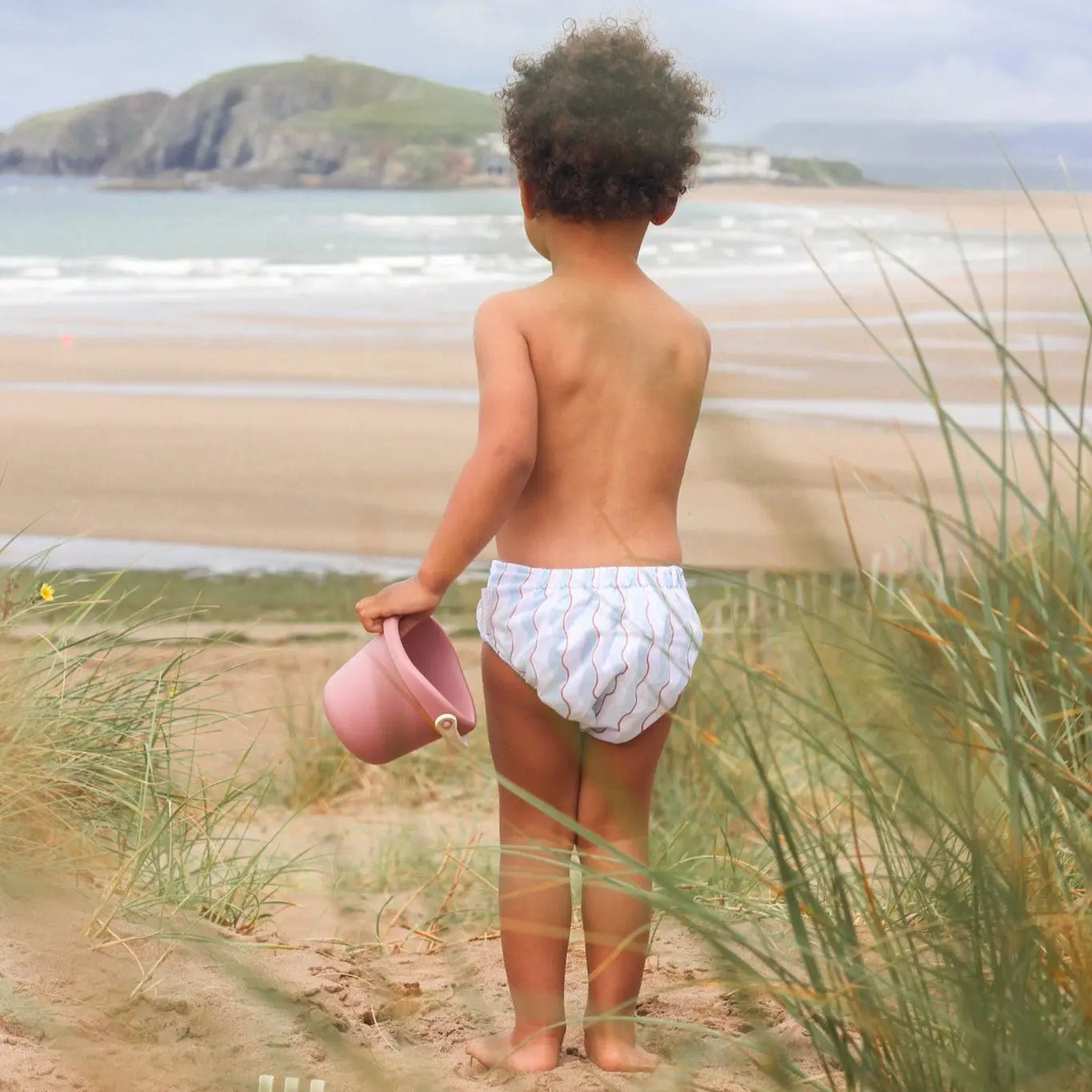 One Size Baby to Toddler Reusable Swim Nappies - Wiggle Waves Modern Cloth Nappies