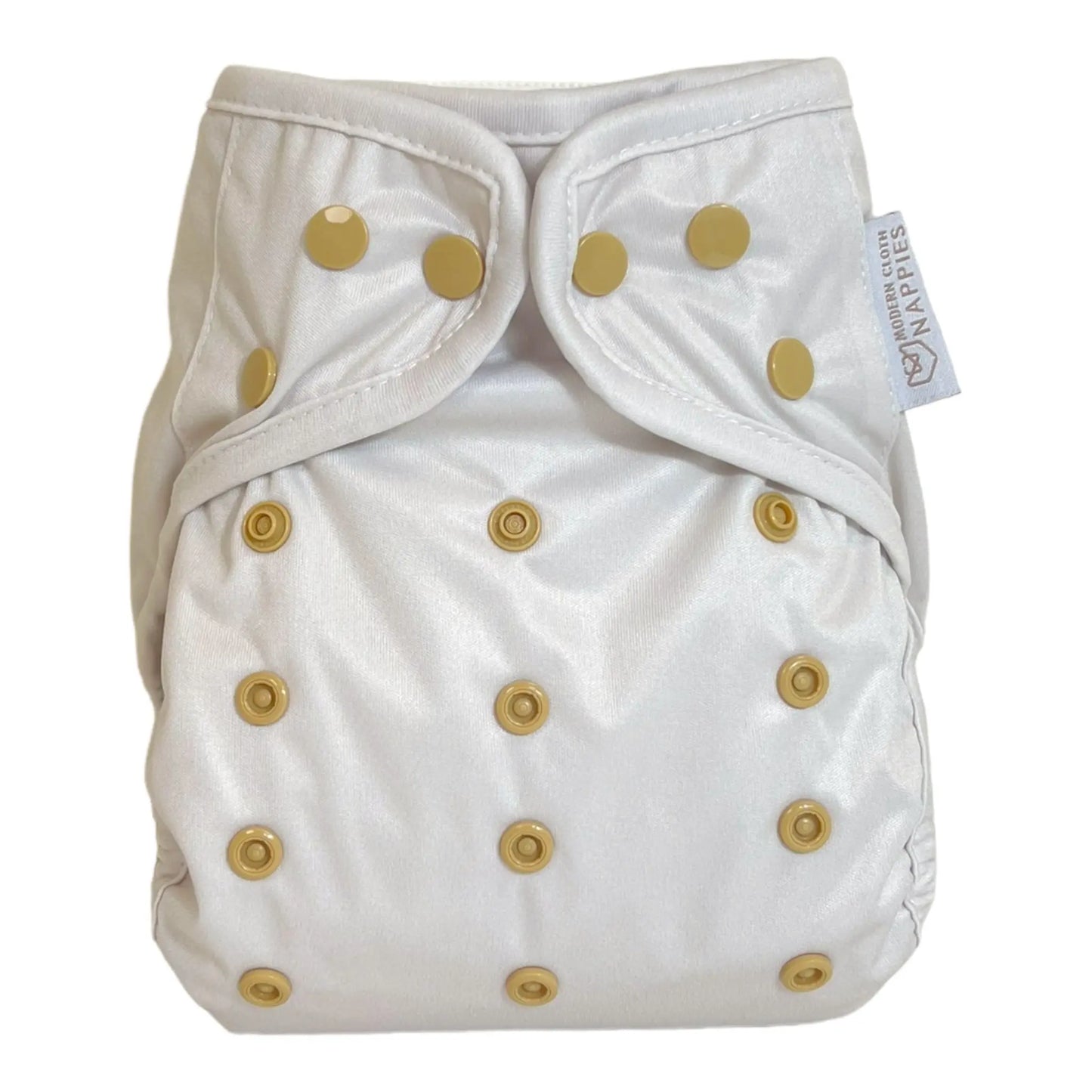 One Size Reusable Cloth Nappy Wrap - Coconut Milk Modern Cloth Nappies