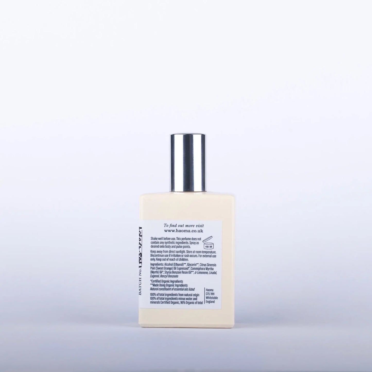 Orange Organic Single Note Eau de Parfum Haoma