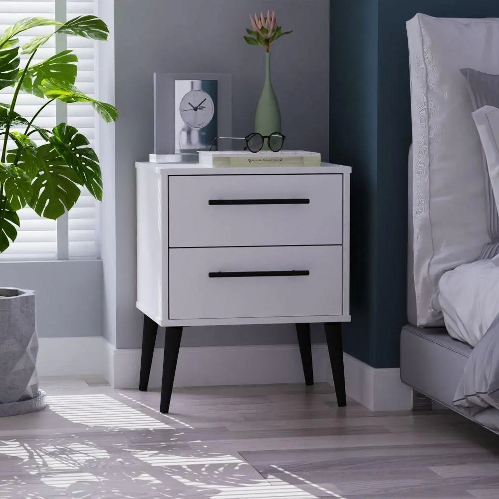 Oregon Bedside Table - White Dreams