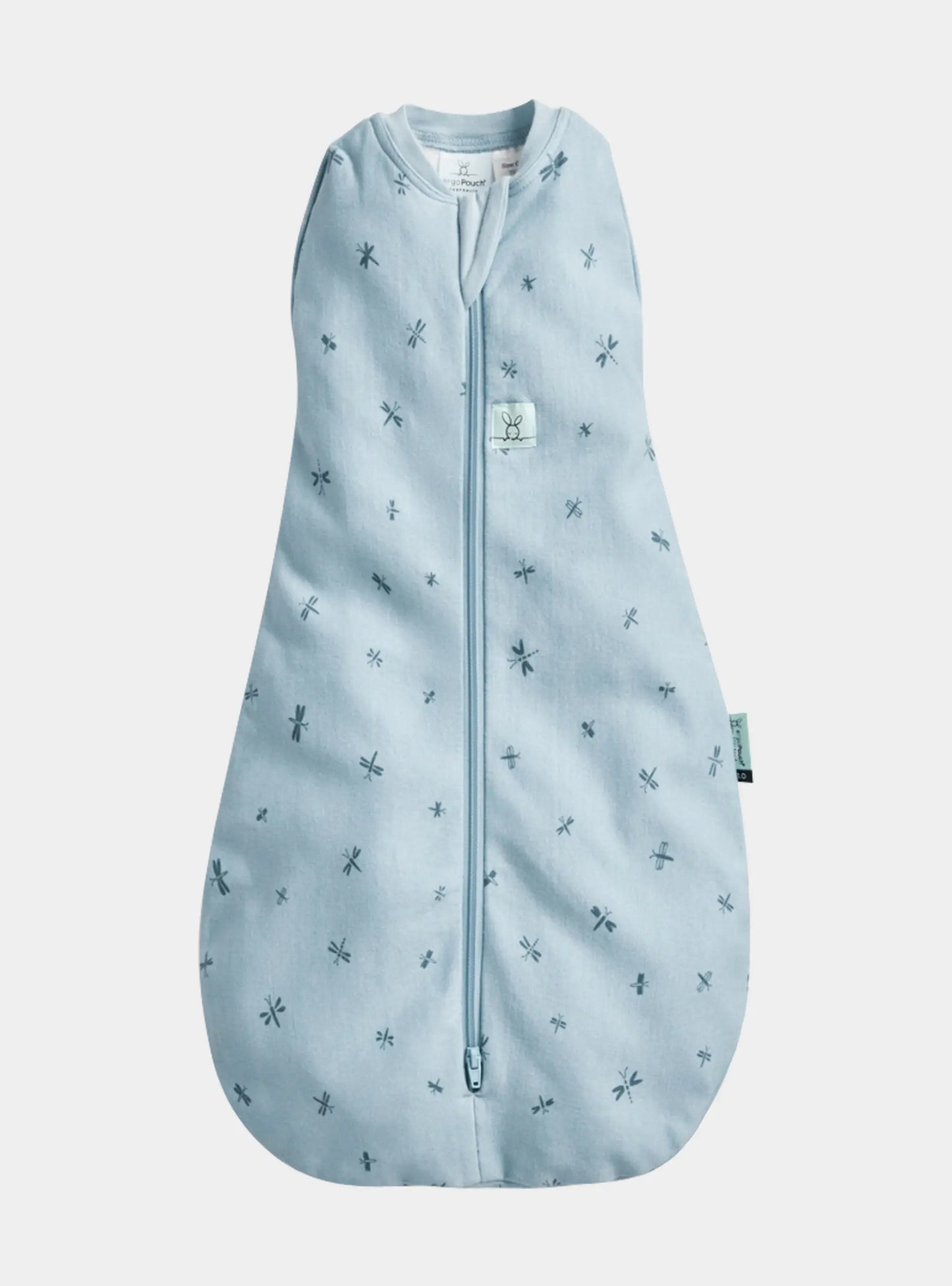 Organic All Year Cocoon Swaddle Sleeping Bag - Dragonflies 1.0 TOG ergoPouch