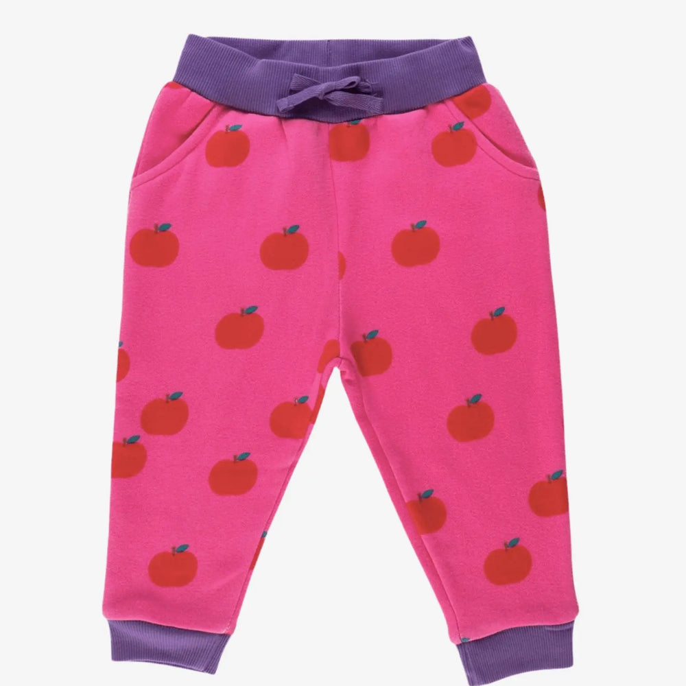 Organic Apple Print Joggers Toby Tiger