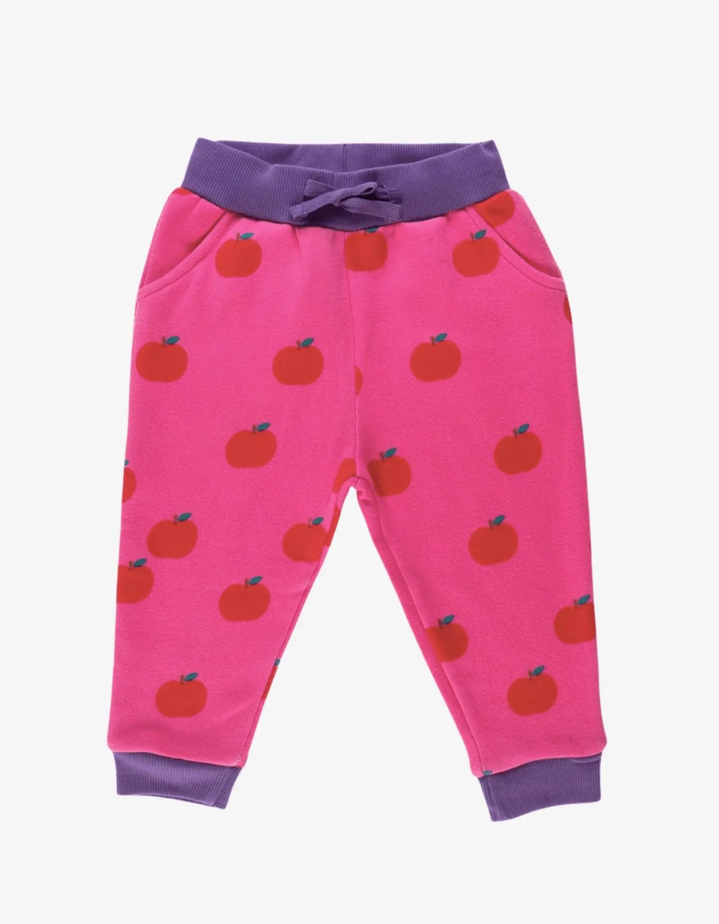 Organic Apple Print Joggers Toby Tiger