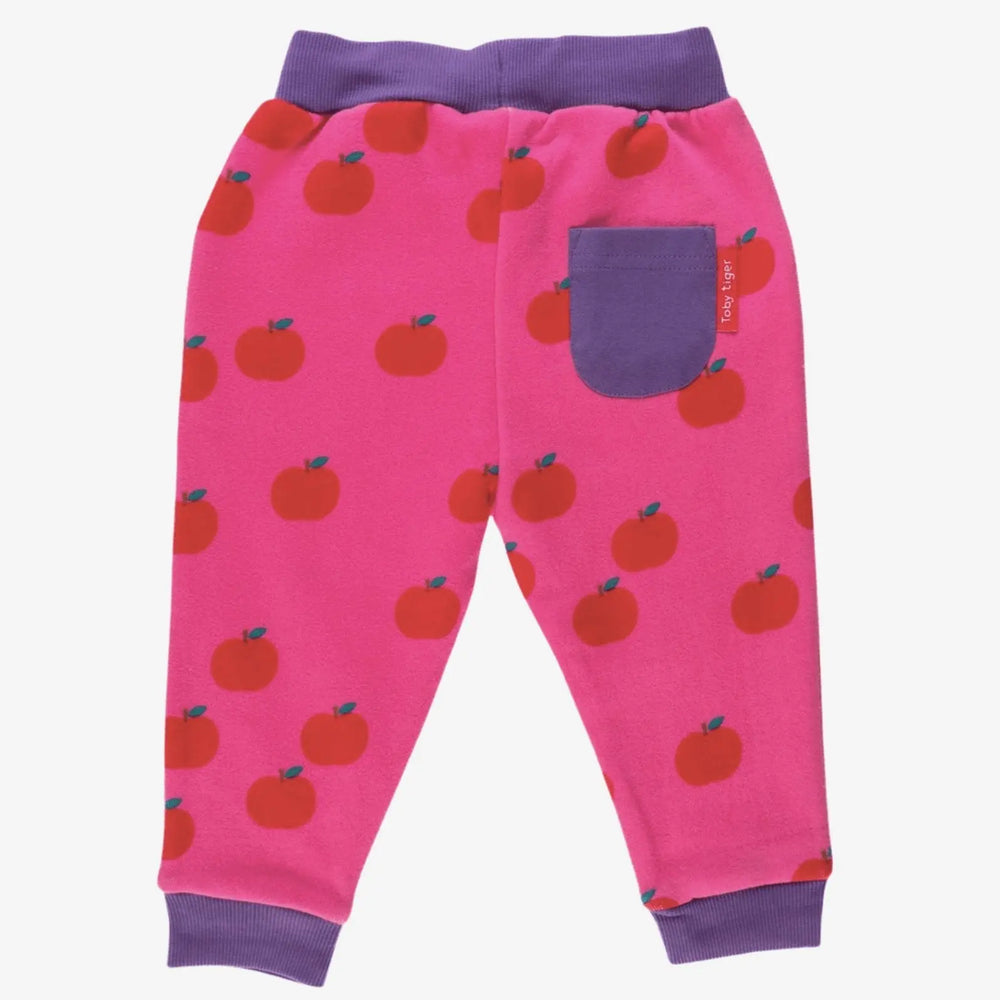 Organic Apple Print Joggers Toby Tiger