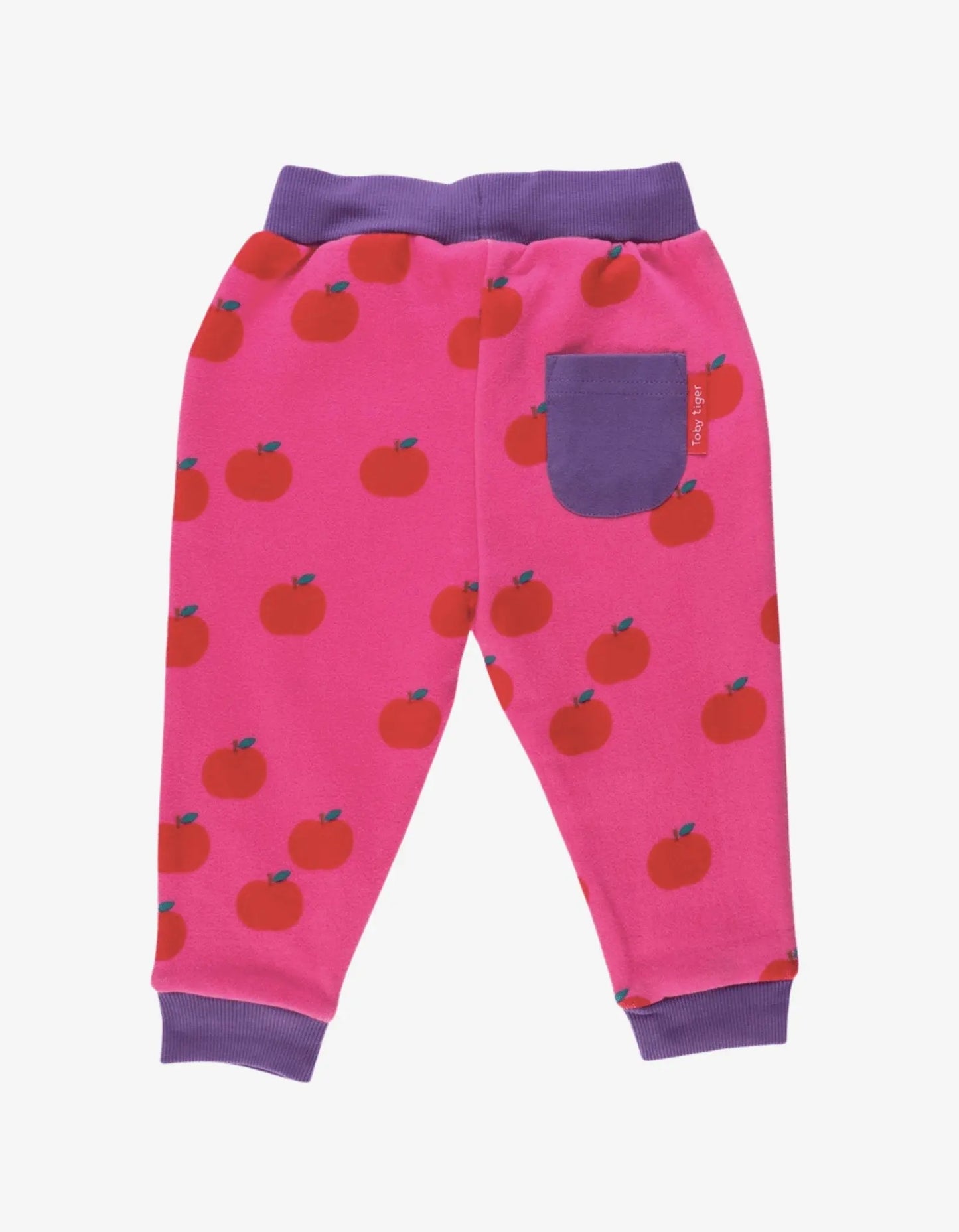 Organic Apple Print Joggers Toby Tiger