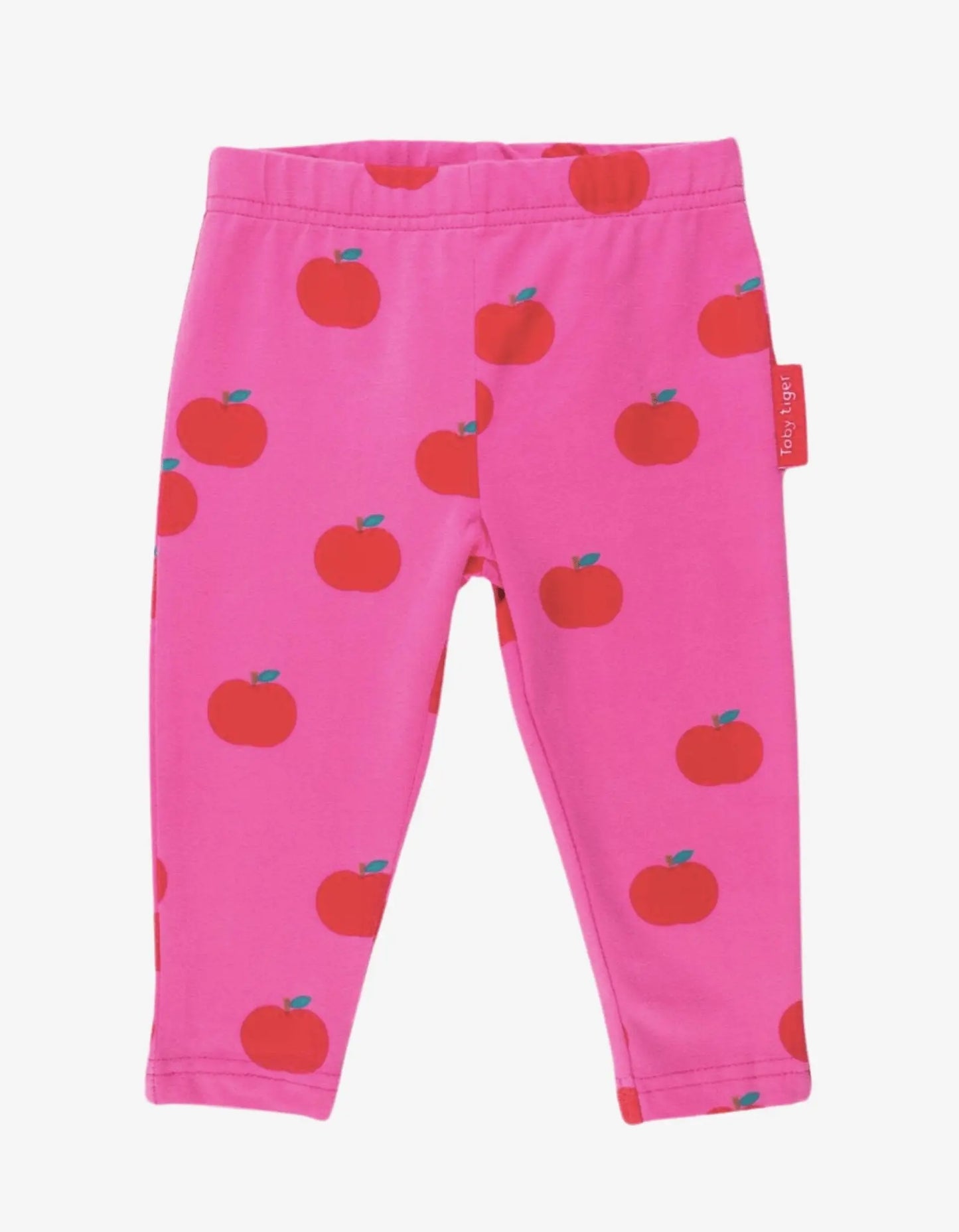 Organic Apple Print Leggings Toby Tiger