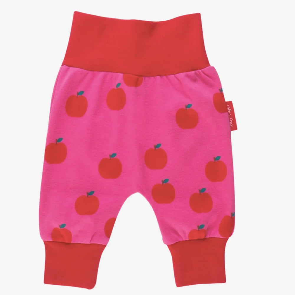 Organic Apple Print Yoga Pants Toby Tiger