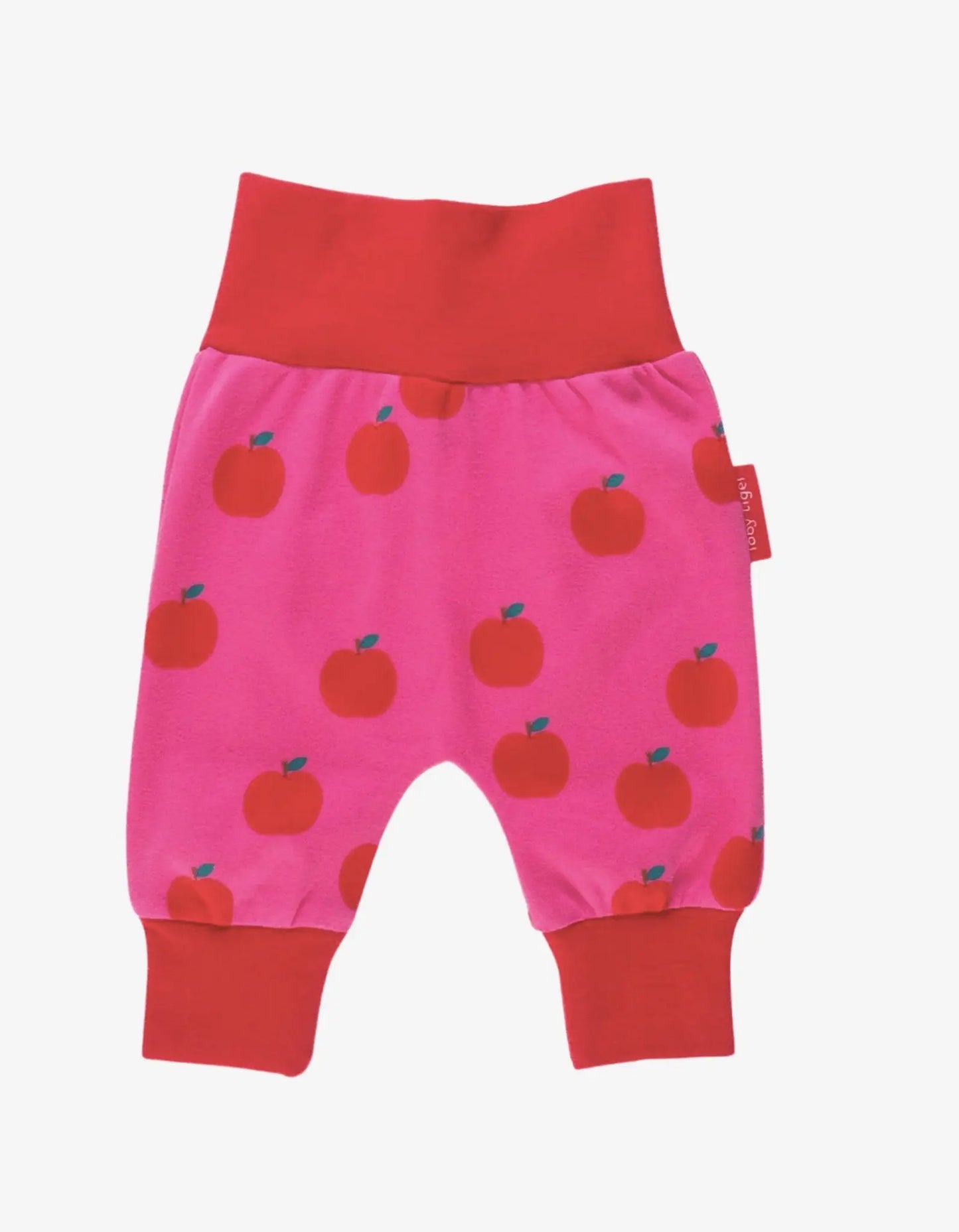 Organic Apple Print Yoga Pants Toby Tiger
