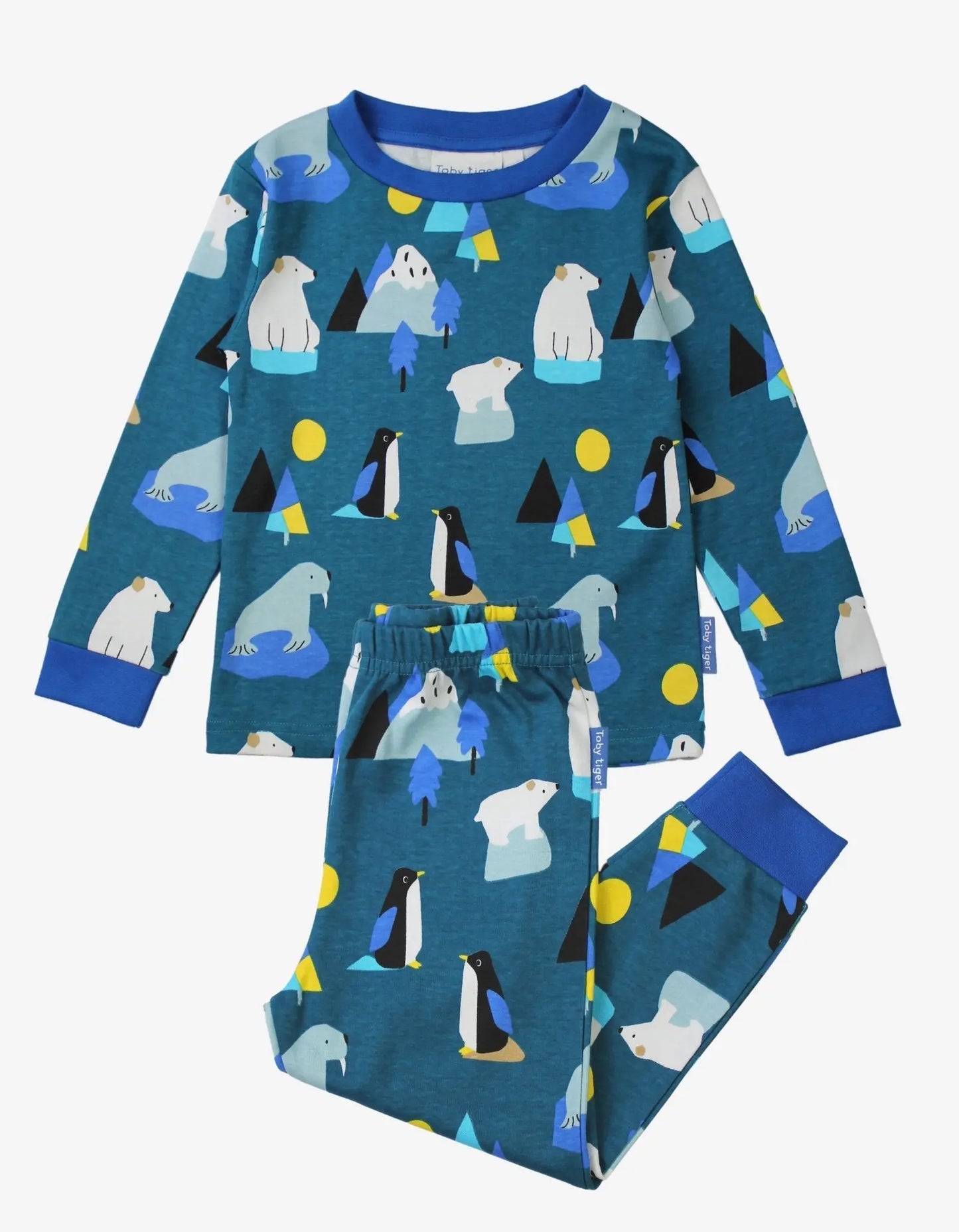 Organic Arctic Print Pyjamas Toby Tiger