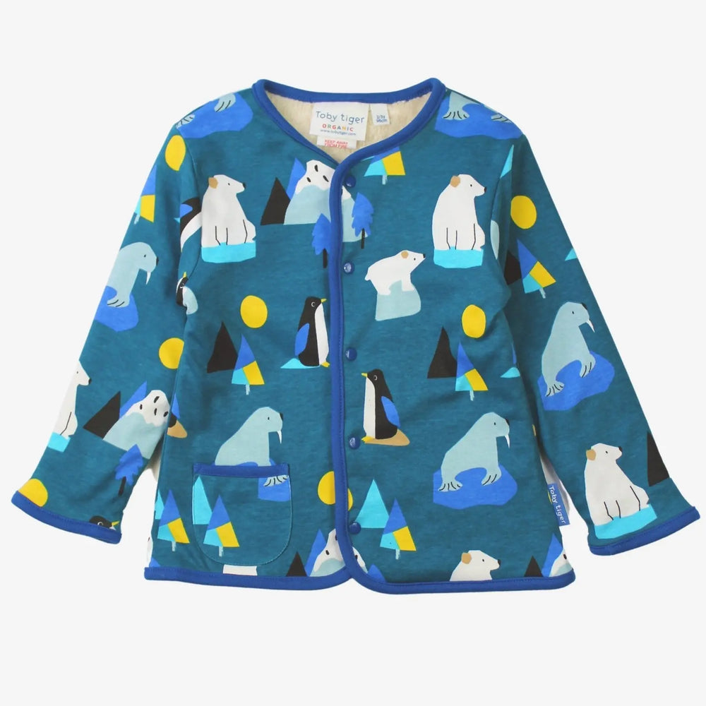 Organic Arctic Print Reversible Jacket Toby Tiger