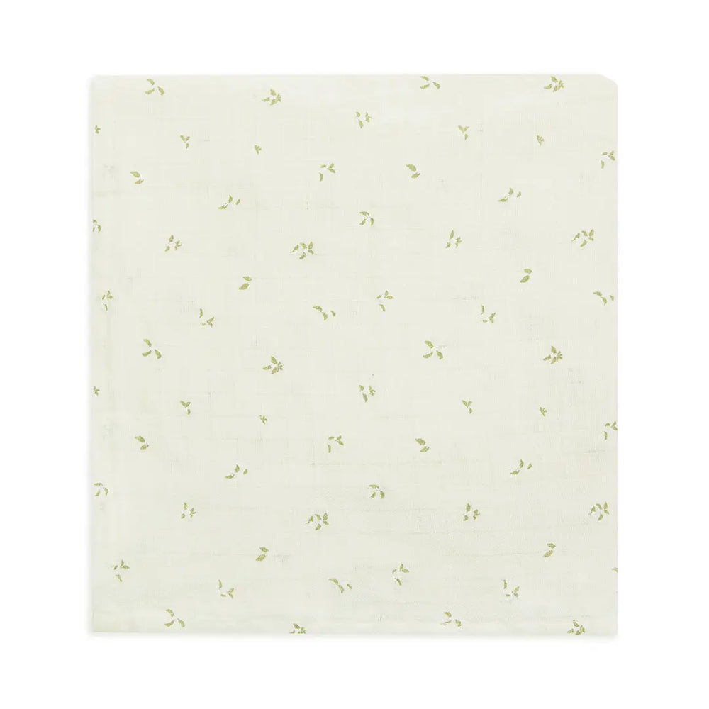 Organic Baby Muslin Swaddle - Nettle Scatter Avery Row